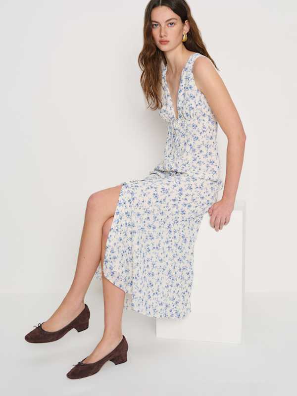 Terry Ballet Pump - Espresso Suede